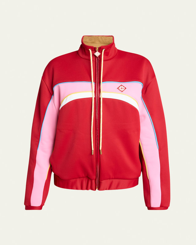 Colorblock Oversized Track Jacket